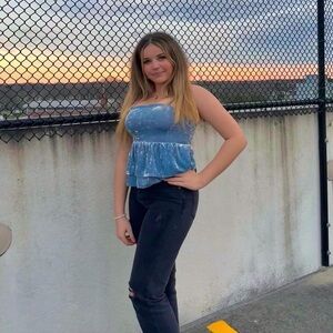 American Eagle Babydoll Velvet Tank